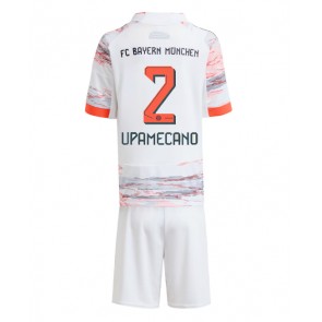 Bayern Munich Dayot Upamecano #2 Dětské Venkovní Dres 2025-26 Krátký Rukáv (+ trenýrky)