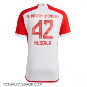 Bayern Munich Jamal Musiala #42 Domácí Dres 2023-24 Krátký Rukáv