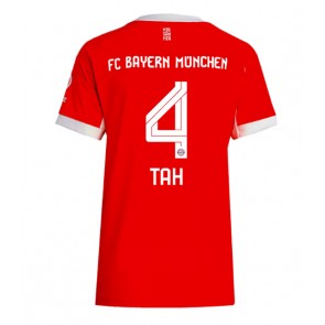 Bayern Munich Jonathan Tah #4 Dámské Domácí Dres 2025-26 Krátký Rukáv
