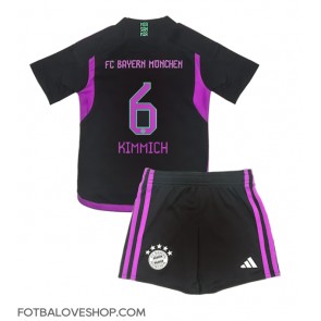 Bayern Munich Joshua Kimmich #6 Dětské Venkovní Dres 2023-24 Krátký Rukáv (+ trenýrky)