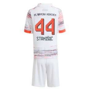 Bayern Munich Josip Stanisic #44 Dětské Venkovní Dres 2025-26 Krátký Rukáv (+ trenýrky)