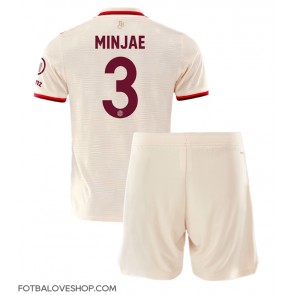 Bayern Munich Kim Min-jae #3 Dětské Alternativní Dres 2024-25 Krátký Rukáv (+ trenýrky)