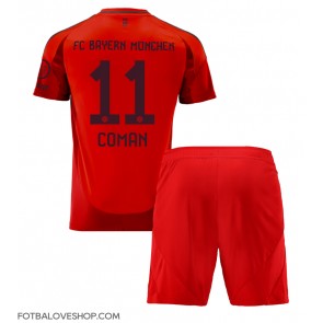 Bayern Munich Kingsley Coman #11 Dětské Domácí Dres 2024-25 Krátký Rukáv (+ trenýrky)
