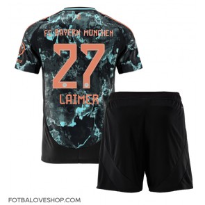 Bayern Munich Konrad Laimer #27 Dětské Venkovní Dres 2024-25 Krátký Rukáv (+ trenýrky)