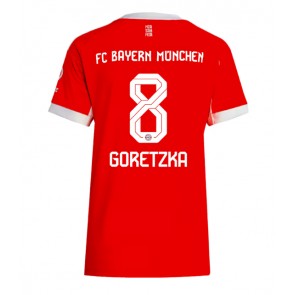 Bayern Munich Leon Goretzka #8 Dámské Domácí Dres 2025-26 Krátký Rukáv