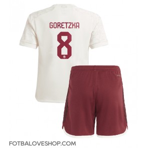 Bayern Munich Leon Goretzka #8 Dětské Alternativní Dres 2023-24 Krátký Rukáv (+ trenýrky)