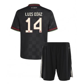 Bayern Munich Luis Diaz #14 Dětské Alternativní Dres 2025-26 Krátký Rukáv (+ trenýrky)
