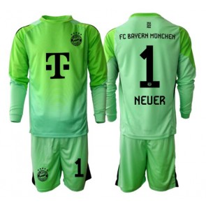 Bayern Munich Manuel Neuer #1 Brankářské Dětské Domácí Dres 2025-26 Dlouhý Rukáv (+ trenýrky)