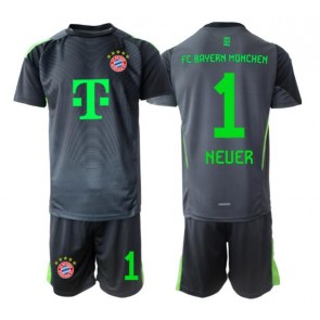 Bayern Munich Manuel Neuer #1 Brankářské Dětské Venkovní Dres 2025-26 Krátký Rukáv (+ trenýrky)