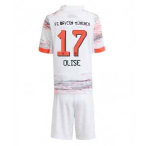 Bayern Munich Michael Olise #17 Dětské Venkovní Dres 2025-26 Krátký Rukáv (+ trenýrky)