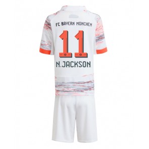 Bayern Munich Nicolas Jackson #11 Dětské Venkovní Dres 2025-26 Krátký Rukáv (+ trenýrky)