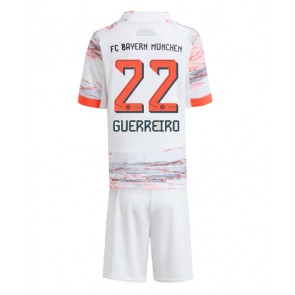 Bayern Munich Raphael Guerreiro #22 Dětské Venkovní Dres 2025-26 Krátký Rukáv (+ trenýrky)