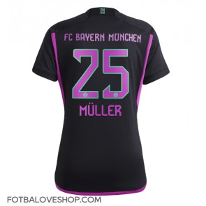 Bayern Munich Thomas Muller #25 Dámské Venkovní Dres 2023-24 Krátký Rukáv