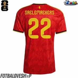 Belgie Alexis Saelemaekers #22 Domácí Dres MS 2026 Krátký Rukáv