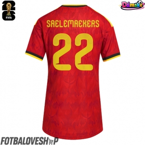 Belgie Alexis Saelemaekers #22 Dámské Domácí Dres MS 2026 Krátký Rukáv