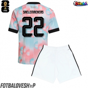 Belgie Alexis Saelemaekers #22 Dětské Venkovní Dres MS 2026 Krátký Rukáv (+ trenýrky)