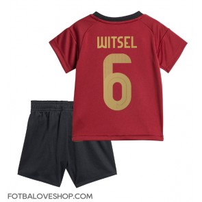 Belgie Axel Witsel #6 Dětské Domácí Dres ME 2024 Krátký Rukáv (+ trenýrky)