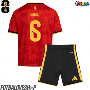 Belgie Axel Witsel #6 Dětské Domácí Dres MS 2026 Krátký Rukáv (+ trenýrky)