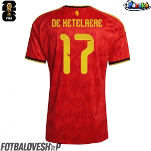 Belgie Charles De Ketelaere #17 Domácí Dres MS 2026 Krátký Rukáv