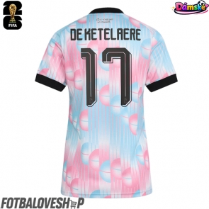 Belgie Charles De Ketelaere #17 Dámské Venkovní Dres MS 2026 Krátký Rukáv