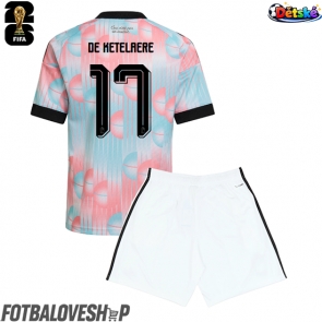 Belgie Charles De Ketelaere #17 Dětské Venkovní Dres MS 2026 Krátký Rukáv (+ trenýrky)