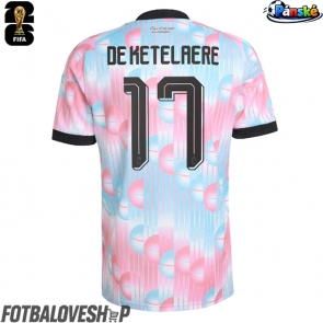Belgie Charles De Ketelaere #17 Venkovní Dres MS 2026 Krátký Rukáv