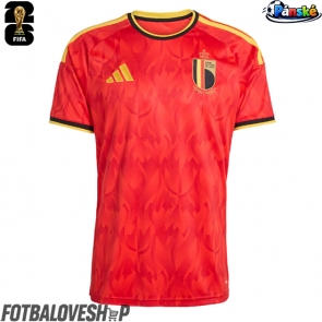 Belgie Domácí Dres MS 2026 Krátký Rukáv