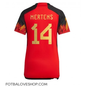 Belgie Dries Mertens #14 Dámské Domácí Dres MS 2022 Krátký Rukáv