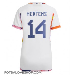 Belgie Dries Mertens #14 Dámské Venkovní Dres MS 2022 Krátký Rukáv