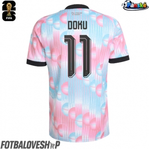 Belgie Jeremy Doku #11 Venkovní Dres MS 2026 Krátký Rukáv
