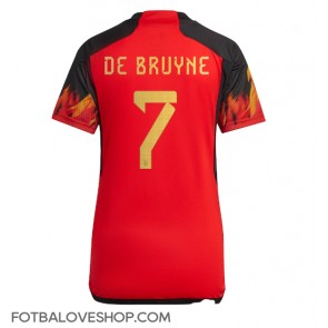 Belgie Kevin De Bruyne #7 Dámské Domácí Dres MS 2022 Krátký Rukáv
