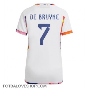 Belgie Kevin De Bruyne #7 Dámské Venkovní Dres MS 2022 Krátký Rukáv