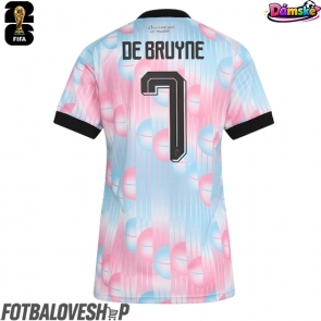 Belgie Kevin De Bruyne #7 Dámské Venkovní Dres MS 2026 Krátký Rukáv