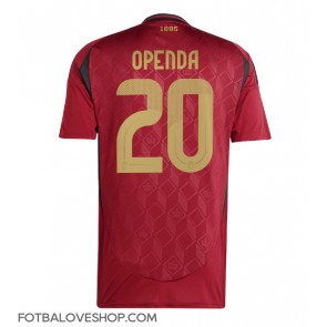 Belgie Lois Openda #20 Domácí Dres ME 2024 Krátký Rukáv