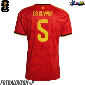Belgie Maxim De Cuyper #5 Domácí Dres MS 2026 Krátký Rukáv