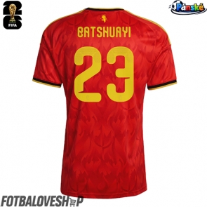 Belgie Michy Batshuayi #23 Domácí Dres MS 2026 Krátký Rukáv