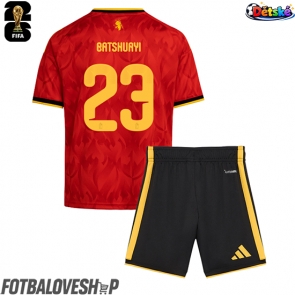 Belgie Michy Batshuayi #23 Dětské Domácí Dres MS 2026 Krátký Rukáv (+ trenýrky)
