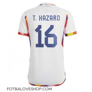Belgie Thorgan Hazard #16 Venkovní Dres MS 2022 Krátký Rukáv