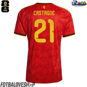 Belgie Timothy Castagne #21 Domácí Dres MS 2026 Krátký Rukáv