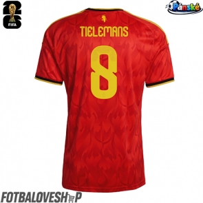 Belgie Youri Tielemans #8 Domácí Dres MS 2026 Krátký Rukáv