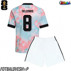 Belgie Youri Tielemans #8 Dětské Venkovní Dres MS 2026 Krátký Rukáv (+ trenýrky)