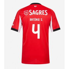 Benfica Antonio Silva #4 Domácí Dres 2025-26 Krátký Rukáv