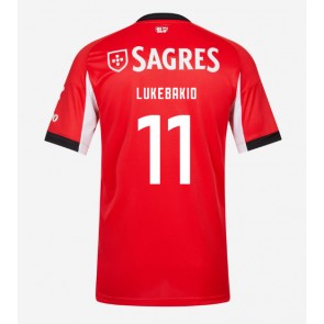 Benfica Dodi Lukebakio #11 Domácí Dres 2025-26 Krátký Rukáv