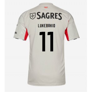 Benfica Dodi Lukebakio #11 Venkovní Dres 2025-26 Krátký Rukáv