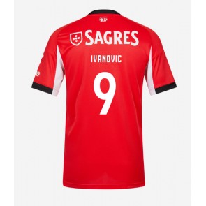 Benfica Franjo Ivanovic #9 Domácí Dres 2025-26 Krátký Rukáv