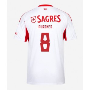 Benfica Fredrik Aursnes #8 Alternativní Dres 2025-26 Krátký Rukáv