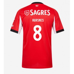 Benfica Fredrik Aursnes #8 Domácí Dres 2025-26 Krátký Rukáv