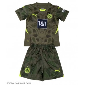 Borussia Dortmund Brankářské Dětské Venkovní Dres 2024-25 Krátký Rukáv (+ trenýrky)