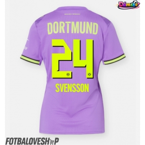 Borussia Dortmund Daniel Svensson #24 Dámské Alternativní Dres 2026-27 Krátký Rukáv