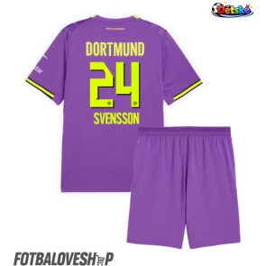 Borussia Dortmund Daniel Svensson #24 Dětské Alternativní Dres 2026-27 Krátký Rukáv (+ trenýrky)